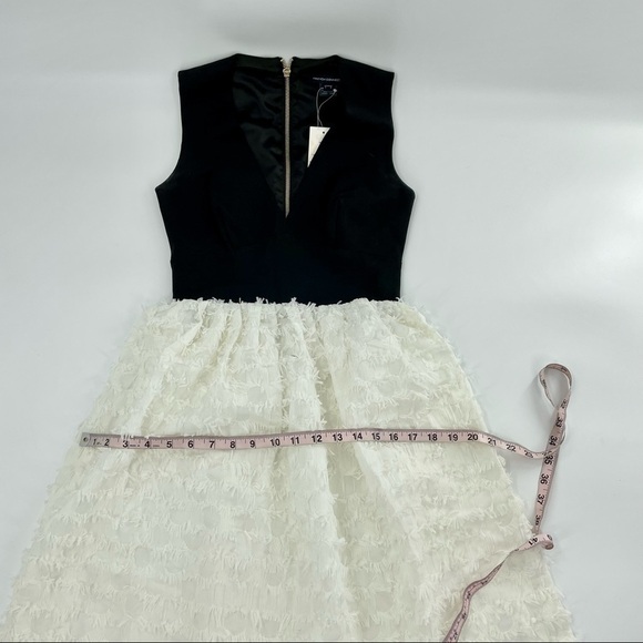 French Connection Summer Sky Fringe Dress New - Picture 15 of 16